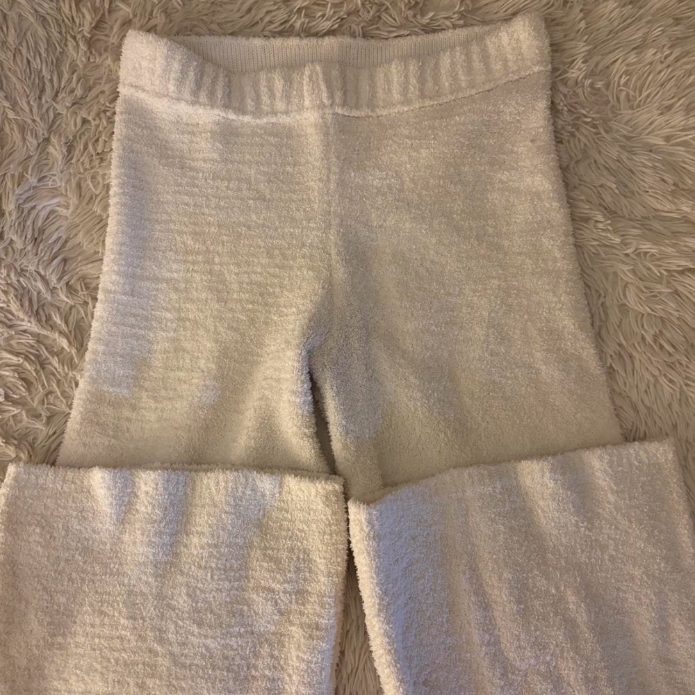 Aerie White Marshmallow Trousers